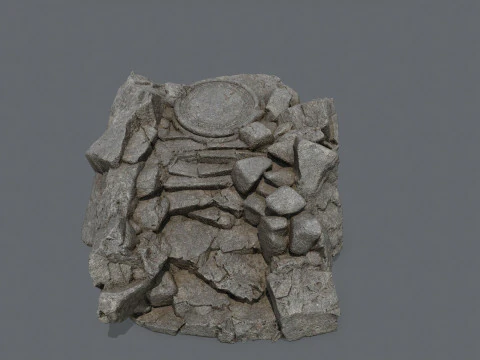 Old temple 3D Model