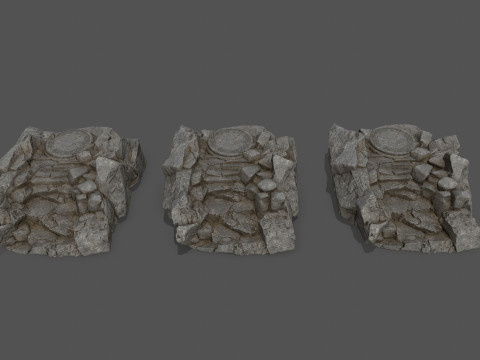 Old temple 3D Модель