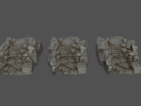 Old temple 3D Model