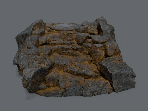 Old temple Modelo 3D