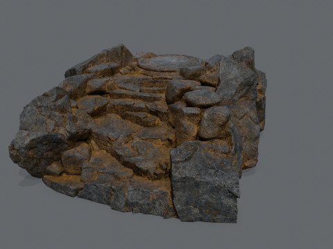 Old temple 3D Модель