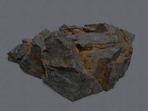 오래된 사원 3D 모델