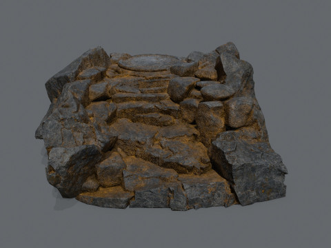 Old temple 3D Модель