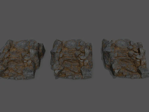 오래된 사원 3D 모델