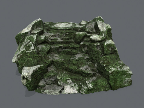 Old stairs Modelo 3D