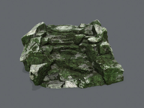 Old stairs 3D Модель