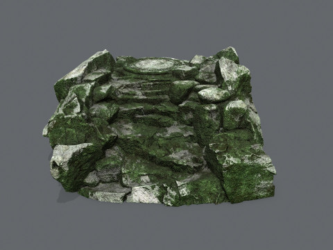 Old stairs 3D Модель