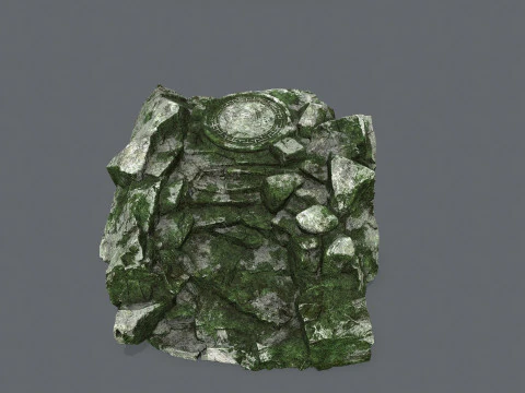 Old stairs 3D Model