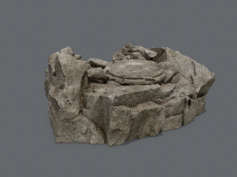 Old temple Modèle 3D