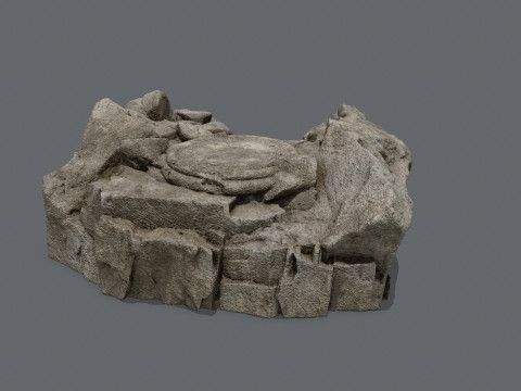 Old temple Modèle 3D