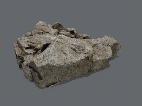 Old temple Modèle 3D