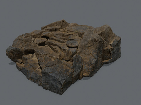 Old stairs Modèle 3D