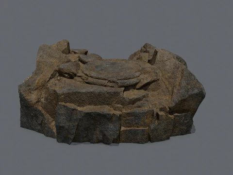 Old stairs 3D Model