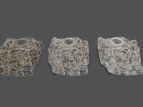 Old stairs 3D Model