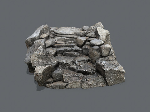 Old temple 3D 模型