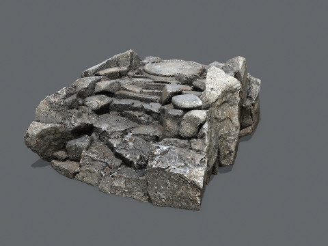 Old temple 3D 模型