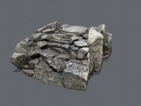 Old temple 3D Model