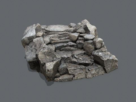 Old temple 3D 模型