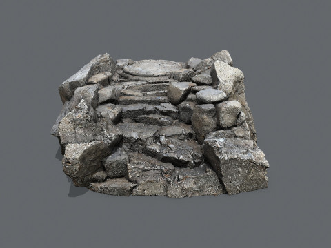 Old temple 3D 模型