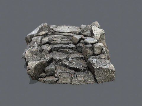 Old temple 3D Model