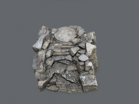 Old temple 3D 模型