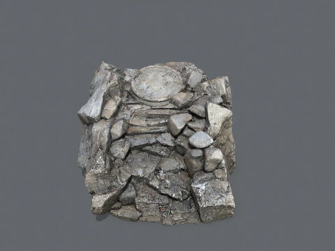 Old temple 3D Model