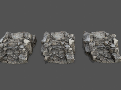 Old temple 3D 模型