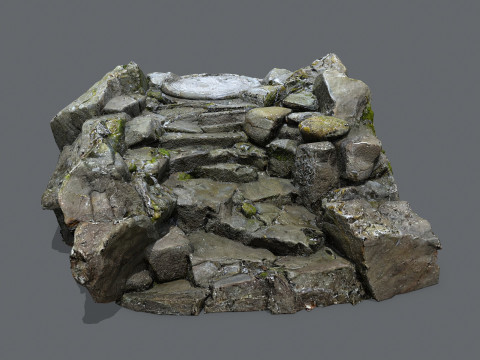 Old temple Modelo 3D