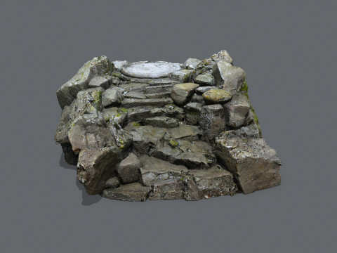 Old temple 3D 模型