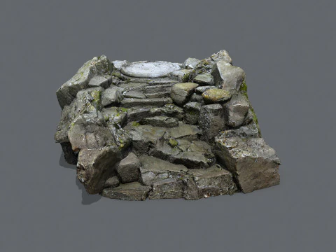 Old temple 3D Model