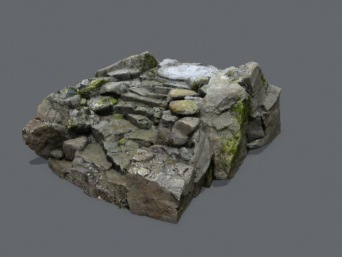 Old temple 3D 模型