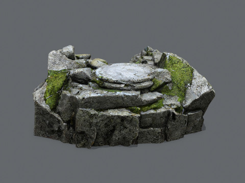 Old temple 3D 模型