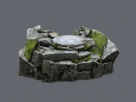 Old temple 3D Model