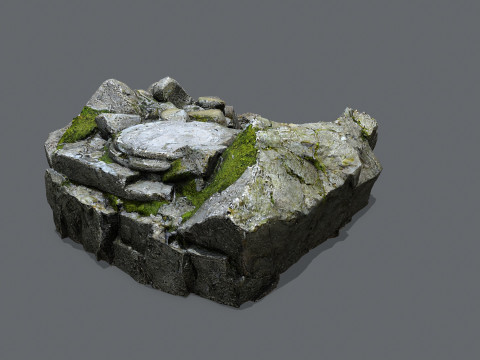 Old temple 3D 模型
