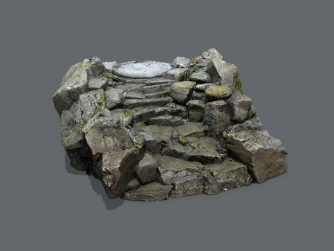 Old temple 3D 模型