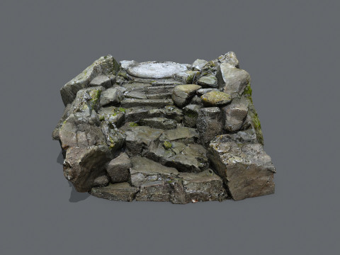 Old temple 3D 模型