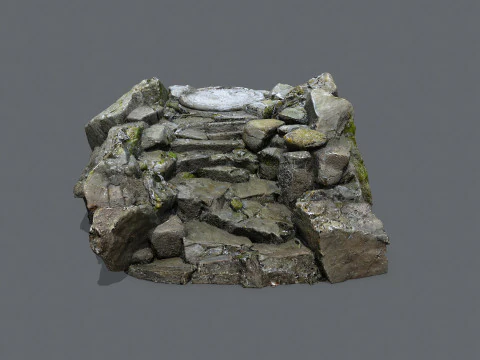 Old temple 3D Model