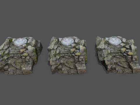 Old temple 3D 模型