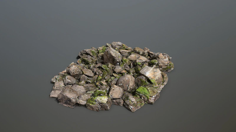 Rocks 3D Model .c4d .max .obj .3ds .fbx .stl .blend 