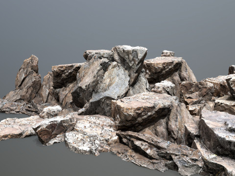 Cliff rocks 3D Model