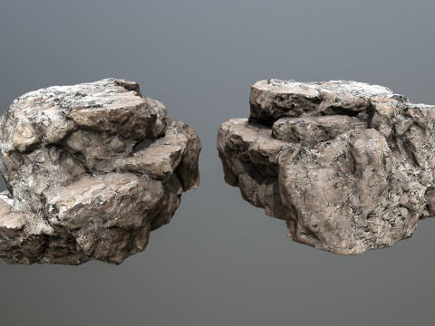Cliff rocks 3D Model