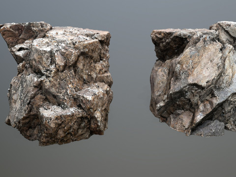 Cliff rocks 3D Model