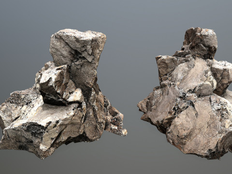 Cliff rocks 3D Model