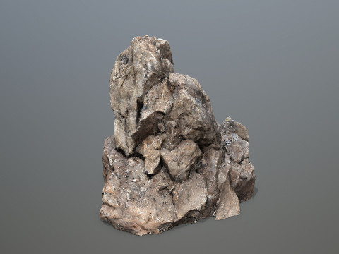 Cliff rocks 3D Model