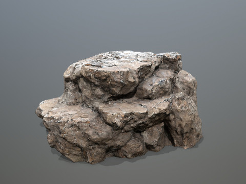 Cliff rocks 3D Model