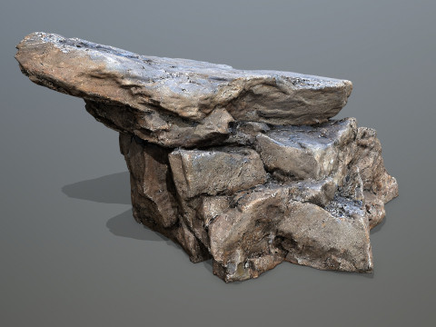 Cliff rocks 3D Model