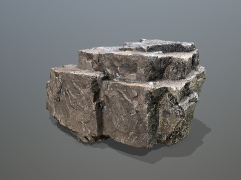 Cliff rocks 3D Model