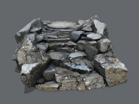 Old stairs Modelo 3D