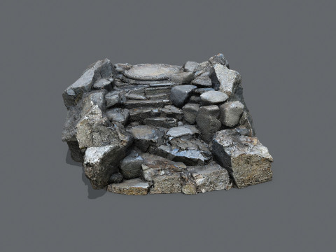 Old stairs Modelo 3D