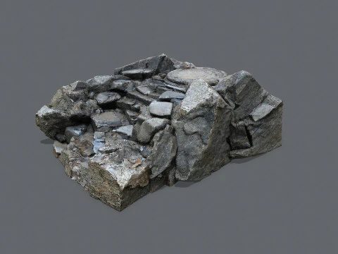Old stairs 3D Model